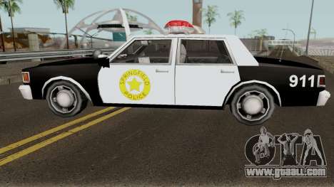 Springfield PD Cruiser for GTA San Andreas