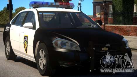 2012 Chevrolet Impala Police for GTA 4