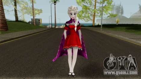 Elsa (Red Dress Mod) From Frozen Free Fall for GTA San Andreas