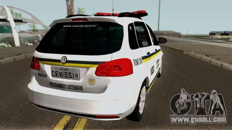 Volkswagen SpaceFox Police for GTA San Andreas