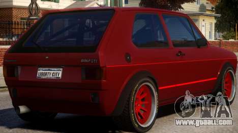 VW Golf GTI MK1 for GTA 4