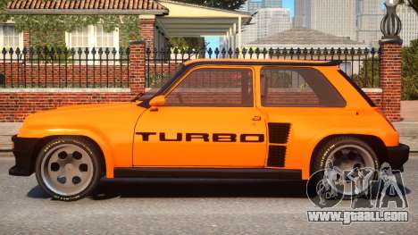 Renault 5 Turbo V2 for GTA 4