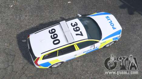 Volvo V60 T6 2018 Swedish Police [ELS]