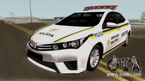 Toyota Corolla Brazilian Police for GTA San Andreas