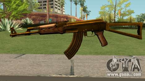 AK47 Gold for GTA San Andreas