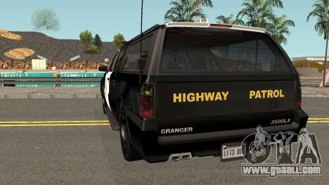 Declasse Granger SAHP Police GTA V IVF for GTA San Andreas