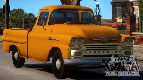 1958 Chevrolet Apache Used for GTA 4