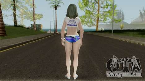 Tamaki (Auriga Shirt Swimwear) Long Hair Mod for GTA San Andreas
