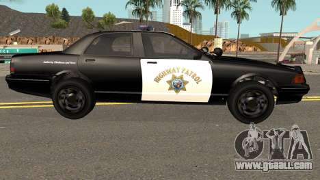 Vapid Stainer SAHP Police GTA V IVF for GTA San Andreas