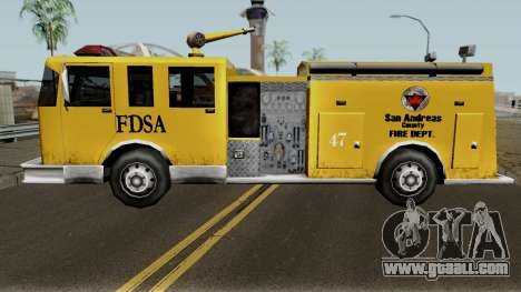 Firetruck Paintable in the Two of the Colours for GTA San Andreas