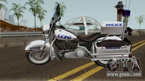 GTA TBoGT Police Bike for GTA San Andreas