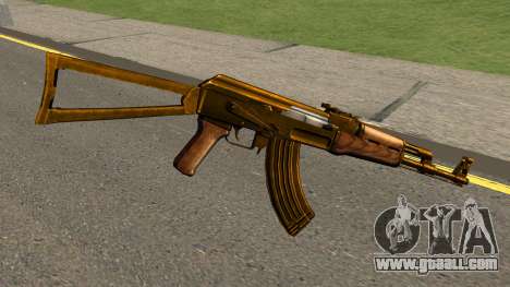 AK47 Gold for GTA San Andreas