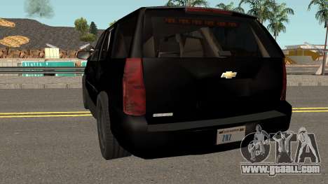 Chevrolet Tahoe SUV (Police Livery) Low-poly for GTA San Andreas