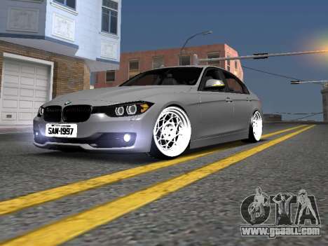 BWM F30 335i Stance for GTA San Andreas