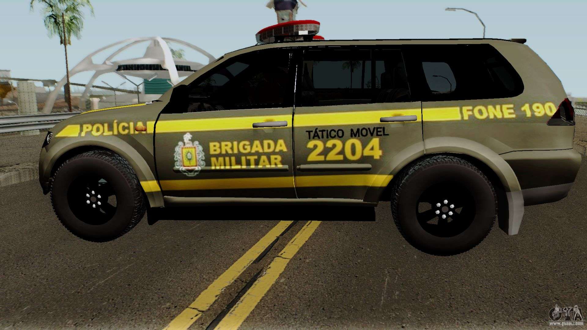 Viatura Polícia Federal Brasileira PF Mitsubishi Pajero Full - Brazilian  Federal Police (FBI) - GTA5-Mods.com