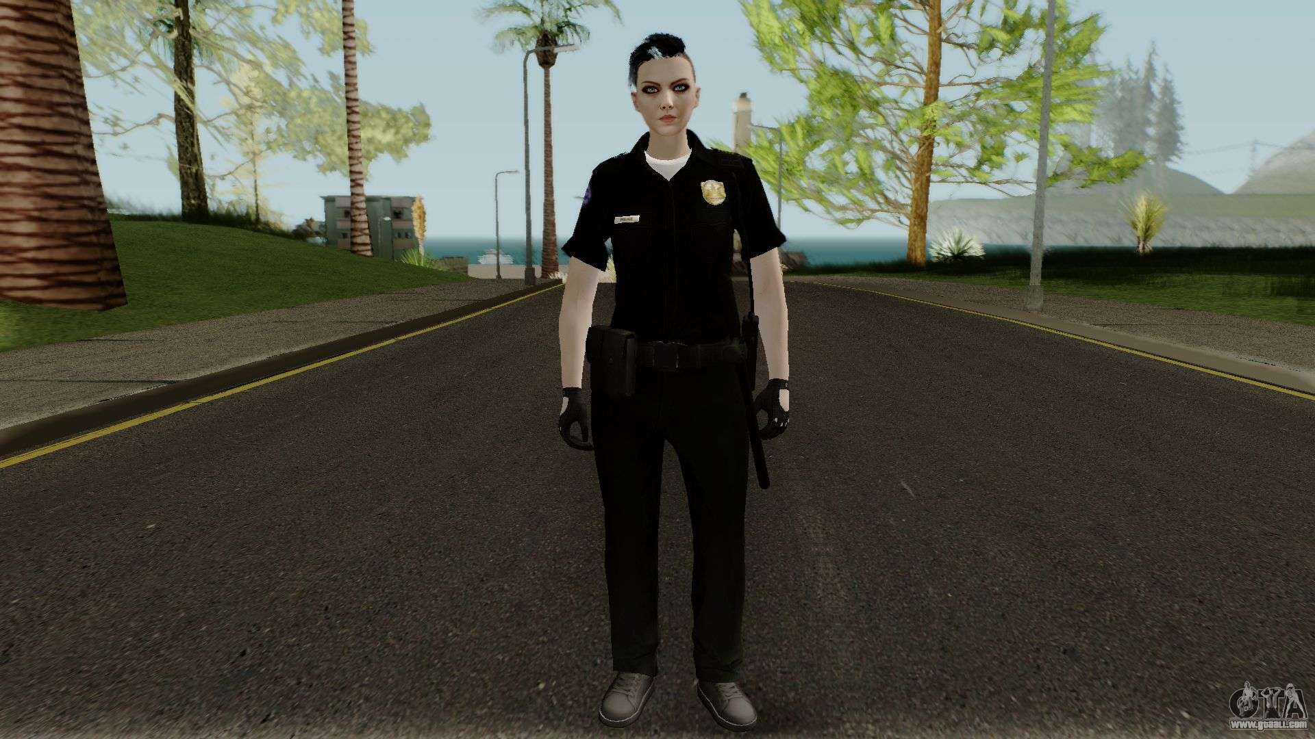 Gta Online Female Random Skin 4 Police Officer For Gta San