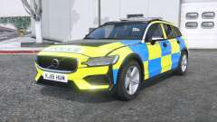 Volvo V60 T6 2018 Police [ELS] [replace] for GTA 5