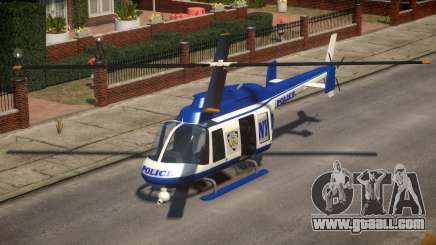 GTA IV Police Helicopter para GTA San Andreas