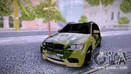 BMW X5M Camo for GTA San Andreas