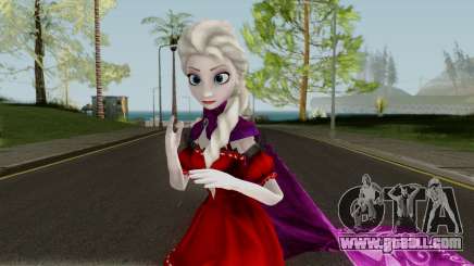 Elsa (Red Dress Mod) From Frozen Free Fall for GTA San Andreas