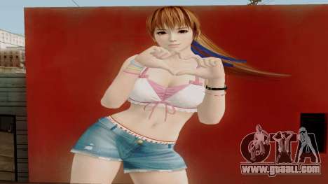 Kasumi Mural for GTA San Andreas