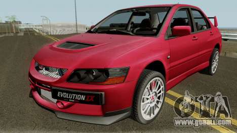 Mitsubishi Lancer Evolution IX Stock for GTA San Andreas