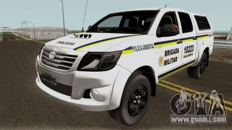 Toyota Hilux do Comando Ambiental for GTA San Andreas