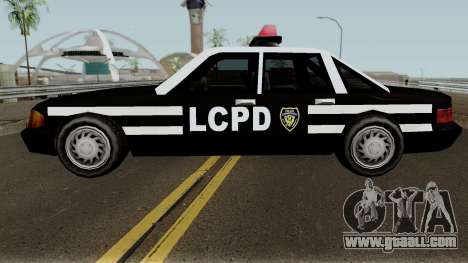 New Police LCPD Black for GTA San Andreas