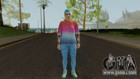 GTA Online Skin Female: After Hours DLC for GTA San Andreas