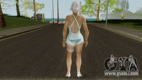 Christie Blue Dress Update for GTA San Andreas