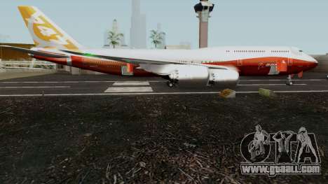 Boeing 747-8 Intercontinental for GTA San Andreas