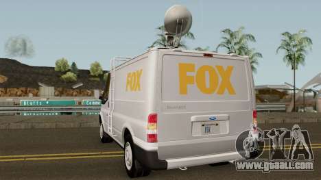 Ford Transit News Car (FOX TV) for GTA San Andreas