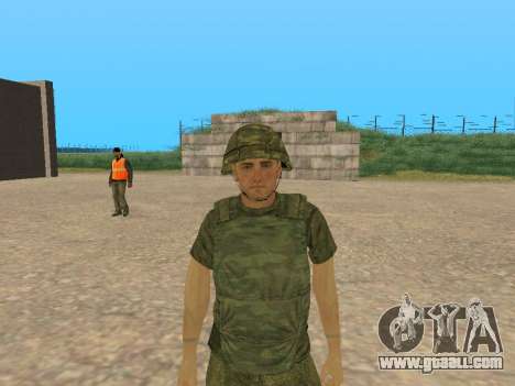 A fighter of the armed forces in camouflage Figu for GTA San Andreas
