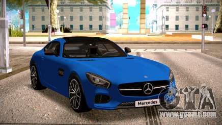 Mercedes-Benz GTS Blue for GTA San Andreas