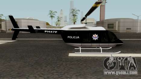 Helikopter Polskiej Policji for GTA San Andreas