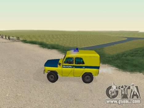 UAZ 469 Police for GTA San Andreas