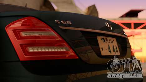 Mercedes-Benz S65 AMG Japanese HQ for GTA San Andreas
