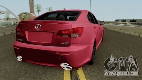 Lexus IS-F 2011 for GTA San Andreas