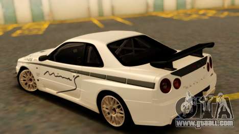 Nissan Skyline R34 Leks for GTA San Andreas