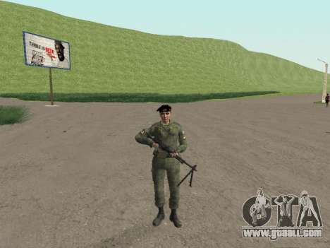 Pak fighters Marine Federation for GTA San Andreas