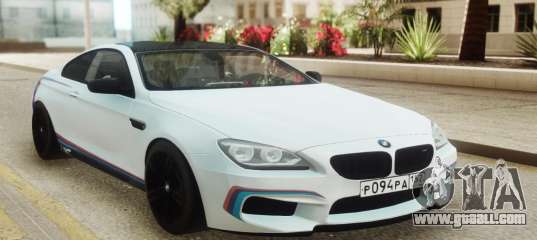 BMW M6 Coupe White for GTA San Andreas