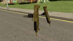 Gold UZI From GTA IV TBOGT for GTA San Andreas