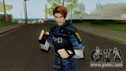 RE2 Leon Kennedy PSX Skin for GTA San Andreas