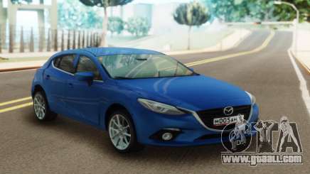 Mazda 3 Blue for GTA San Andreas