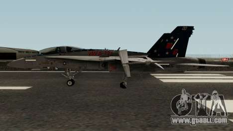 FA-18C Hornet VMFA-321 MG-00 for GTA San Andreas