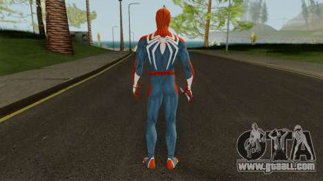 Spider-Man PS4 Standart Skin for GTA San Andreas