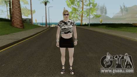 GTA Online Female Skin With Normal Map for GTA San Andreas