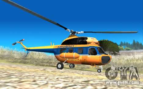 Soviet helicopter Mi-2 Aeroflot for GTA San Andreas