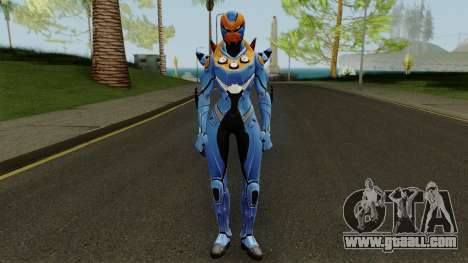 Fortnite Female Carbide Blue for GTA San Andreas