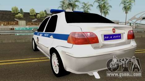 Fiat Albea Turkish Police UnBug for GTA San Andreas
